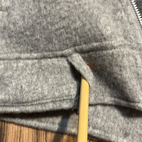 THEORY TRALSMIN DF NEW DIVIDE Gray Wool/Cashmere Moto Jacket S/ Read description - Picture 13 of 16